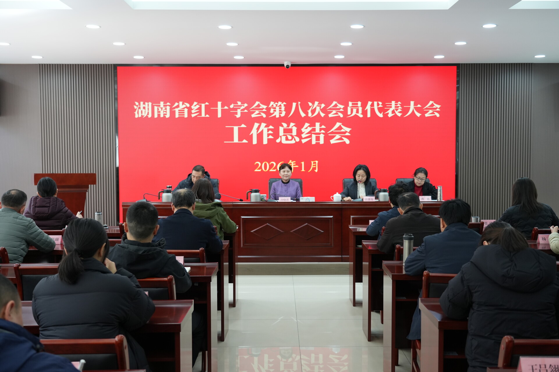 湖南省红十字会召开第八次会员代表大会工作总结会